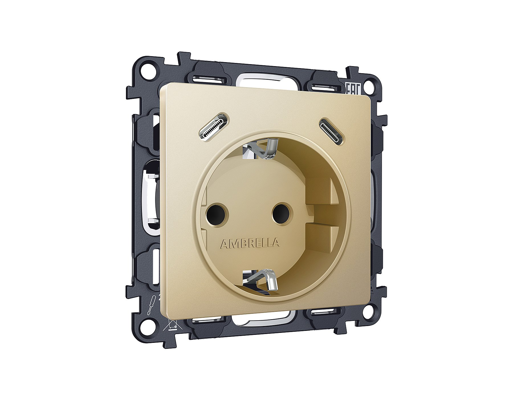 MA610510 Розетка Ambrella Volt ALFA MA610510