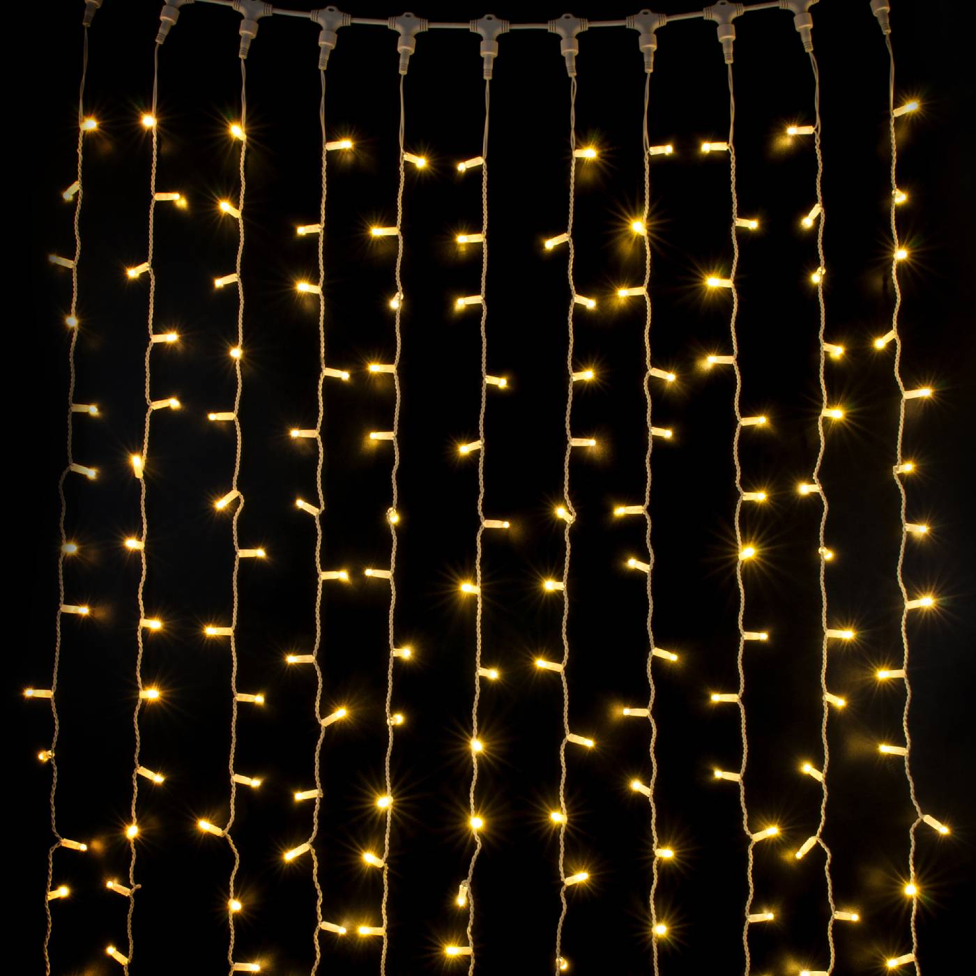 Гирлянда-дождь Eurosvet 200-101 200-101 теплый белый 2*3м IP65