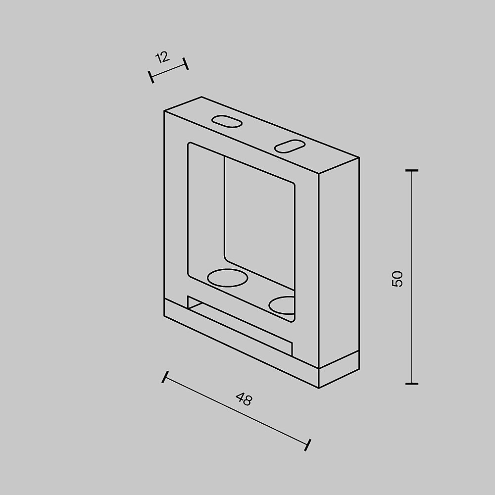 TRA130BS-B-1 Крепеж для текстильной ленты, 1 шт. Maytoni Accessories for system Parity TRA130BS-B-1