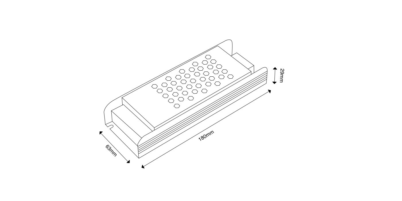 00-00006954 Блок питания с TRIAC диммированием IP20, 150Вт, 24В, YA-TR SWG PRO 00-00006954