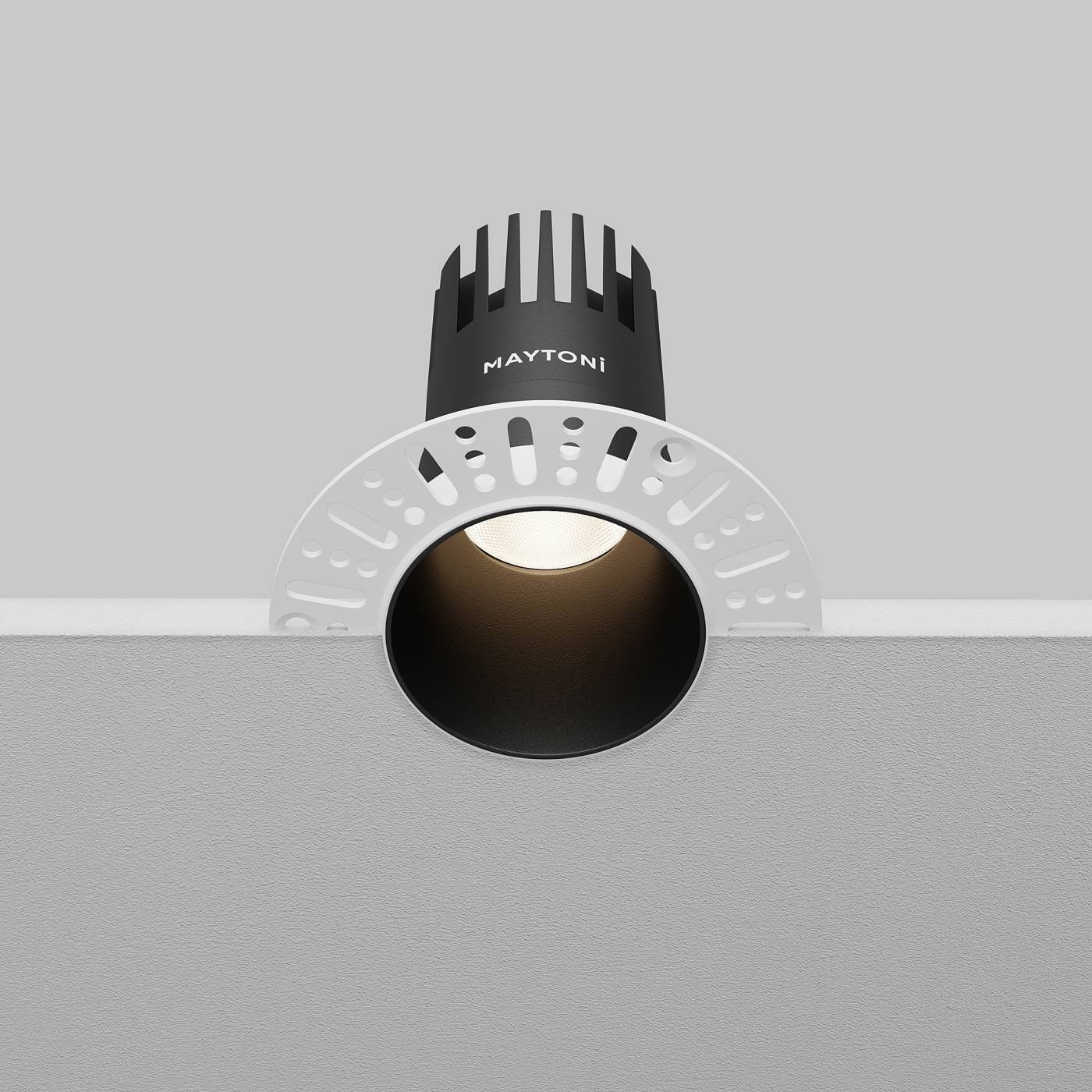 Встраиваемый светильник Maytoni Dip DL120-10W-4K-TRS-B