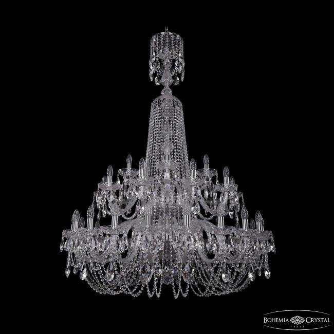 1402/20+10+5/400/XL-160/2d Ni Подвесная хрустальная люстра 1402 Bohemia 1402/20+10+5/400/XL-160/2d Ni