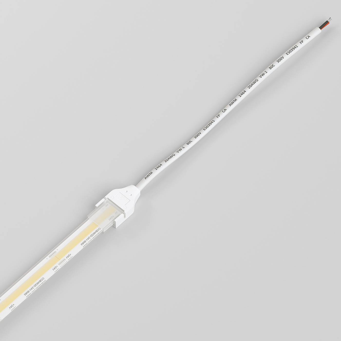 Коннектор для лент COB 24V Elektrostandard 95133/00 Коннектор для лент COB 24V 480Led 14W IP68 гибкий односторонний