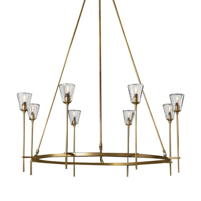8614P/8 gold Подвесная люстра Delight Collection Torche De Verre 8614P/8 gold
