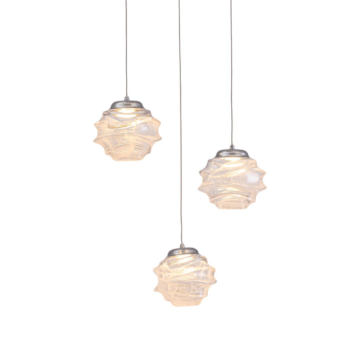 MD25030003-3A chrome/clear Светильник подвесной Delight Collection MD25030003 MD25030003-3A chrome/clear