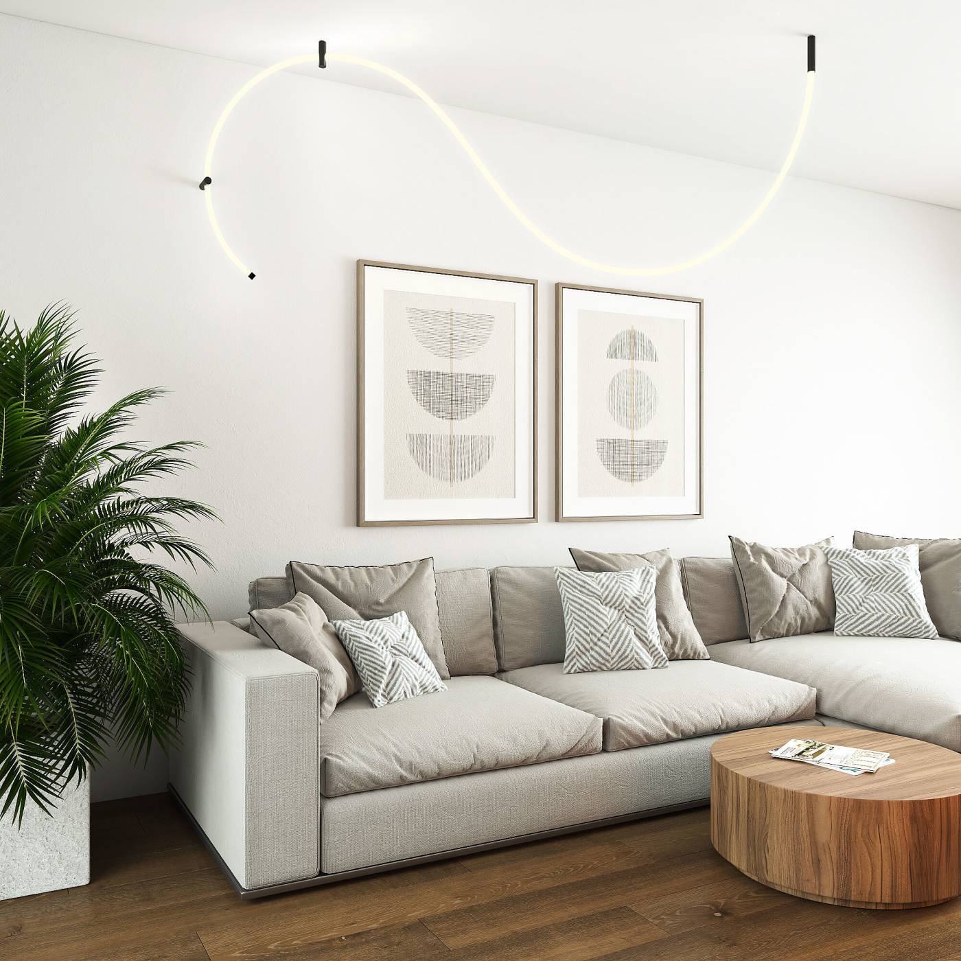 Гибкий неон 336Led 12W IP20 3000K Full light круглый теплый белый, 3 м (24V 12W 336Led 2835 IP20) Светодиодный шнур Elektrostandard Full light Гибкий неон 336Led 12W IP20 3000K Full light круглый теплый белый, 3 м (24V 12W 336Led 2835 IP20)