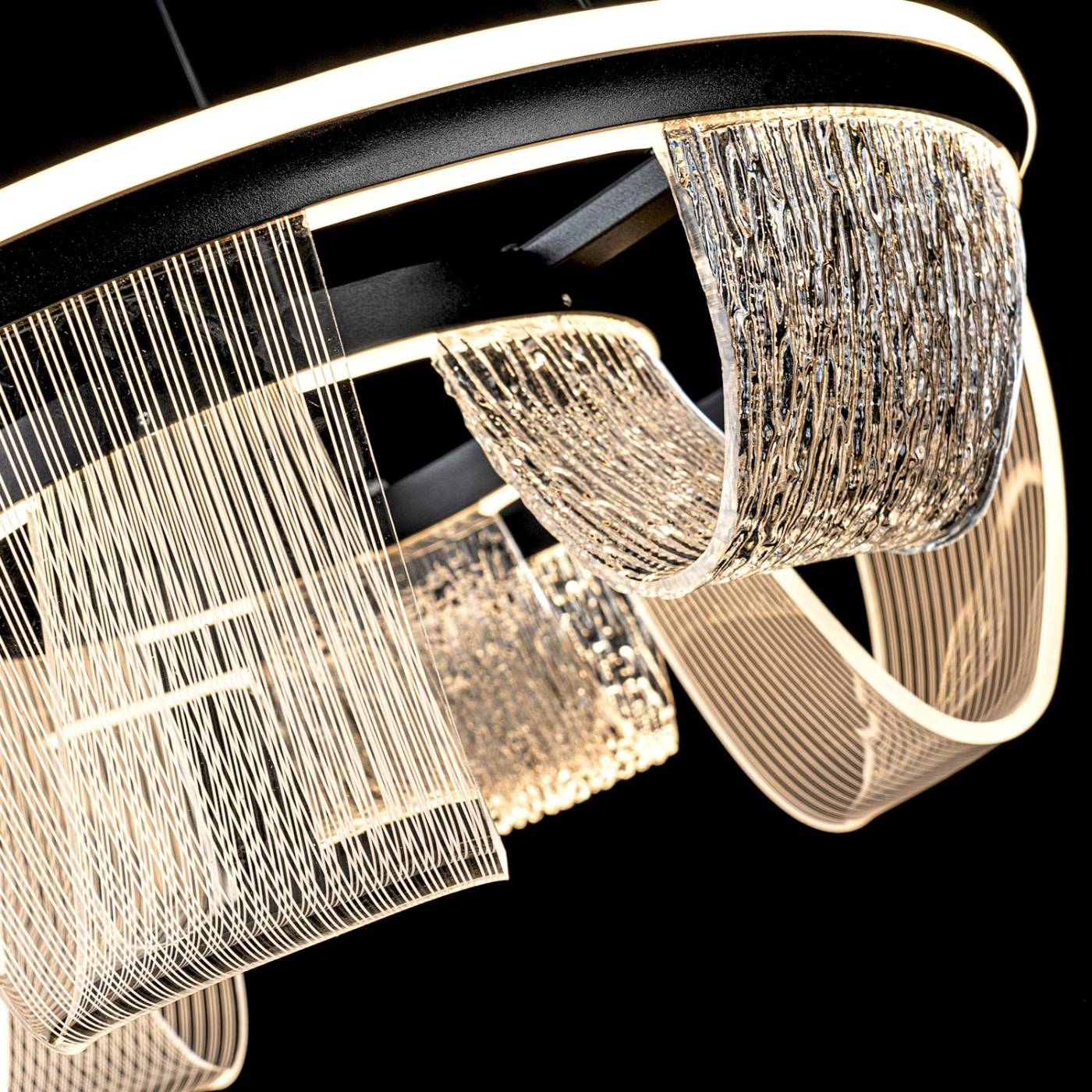 Подвесная люстра L LED4U L7706-460 BK