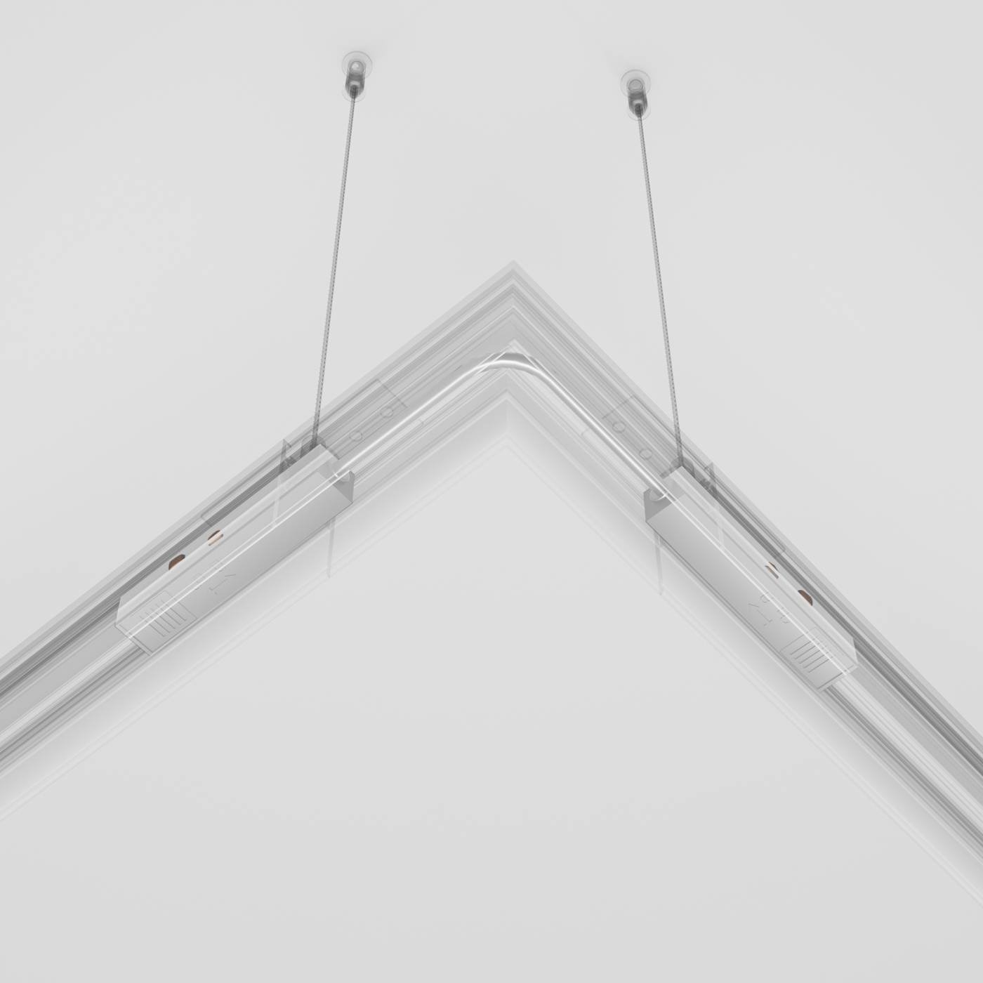 TRA034CPC-42W-15 Коннектор питания угловой 15 см Maytoni Accessories for tracks Exility TRA034CPC-42W-15