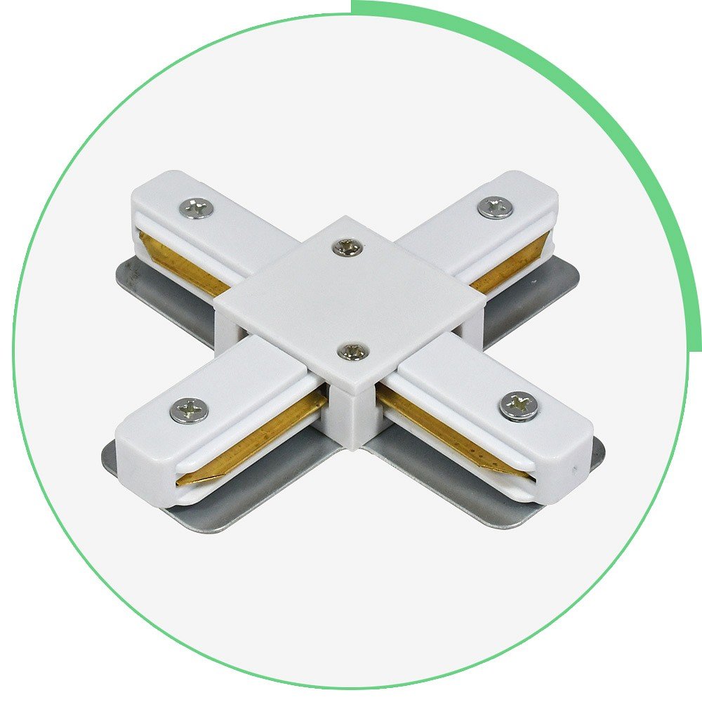 Коннектор X-образный для накладного шинопровода Hesby Lighting Skylite HSBL_0032