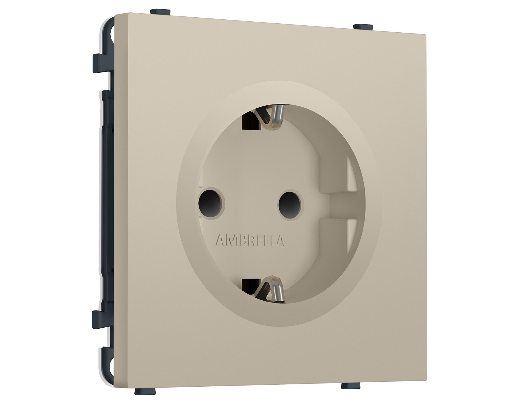 MS347010 MS347010 Комплект механизма электрической розетки SIGMA Кашемир 50Hz 2P+E с/з с/ш 16A-250V QUANT PRO (SP3470, PR141)
