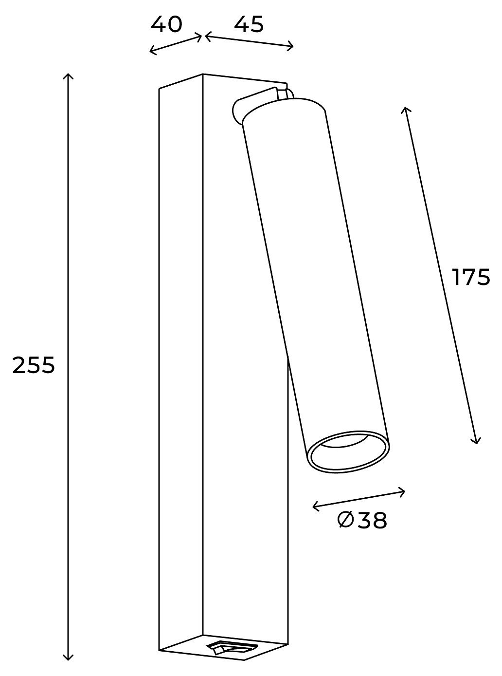 HSBL_0209 Настенный светильник Hesby Lighting Edge HSBL_0209