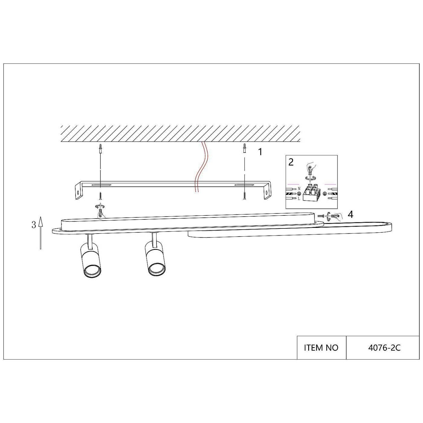 4076-2C Потолочная люстра Favourite Planar 4076-2C