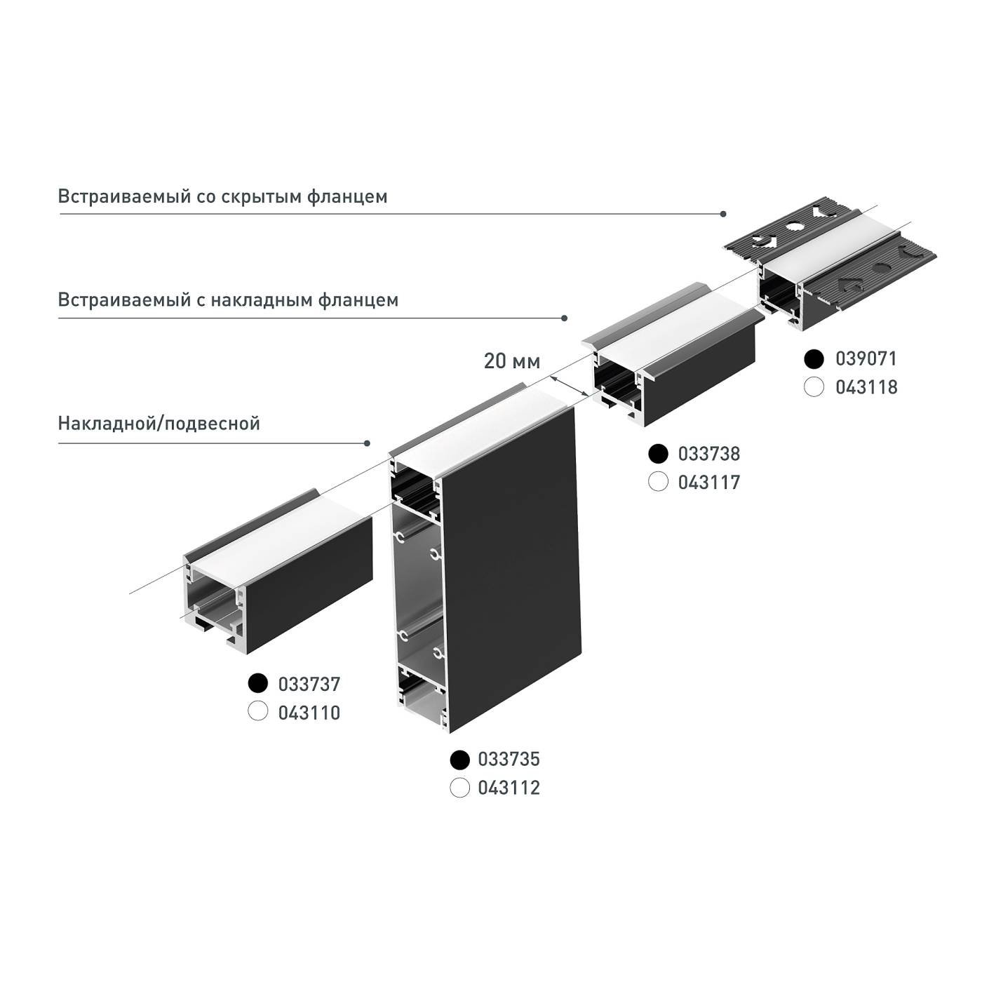 Профиль Arlight Sl-Line 043110