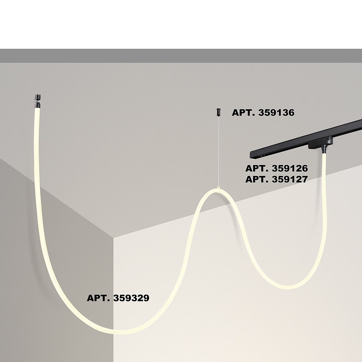 359329 Светодиодный шнур Novotech Ramo 359329