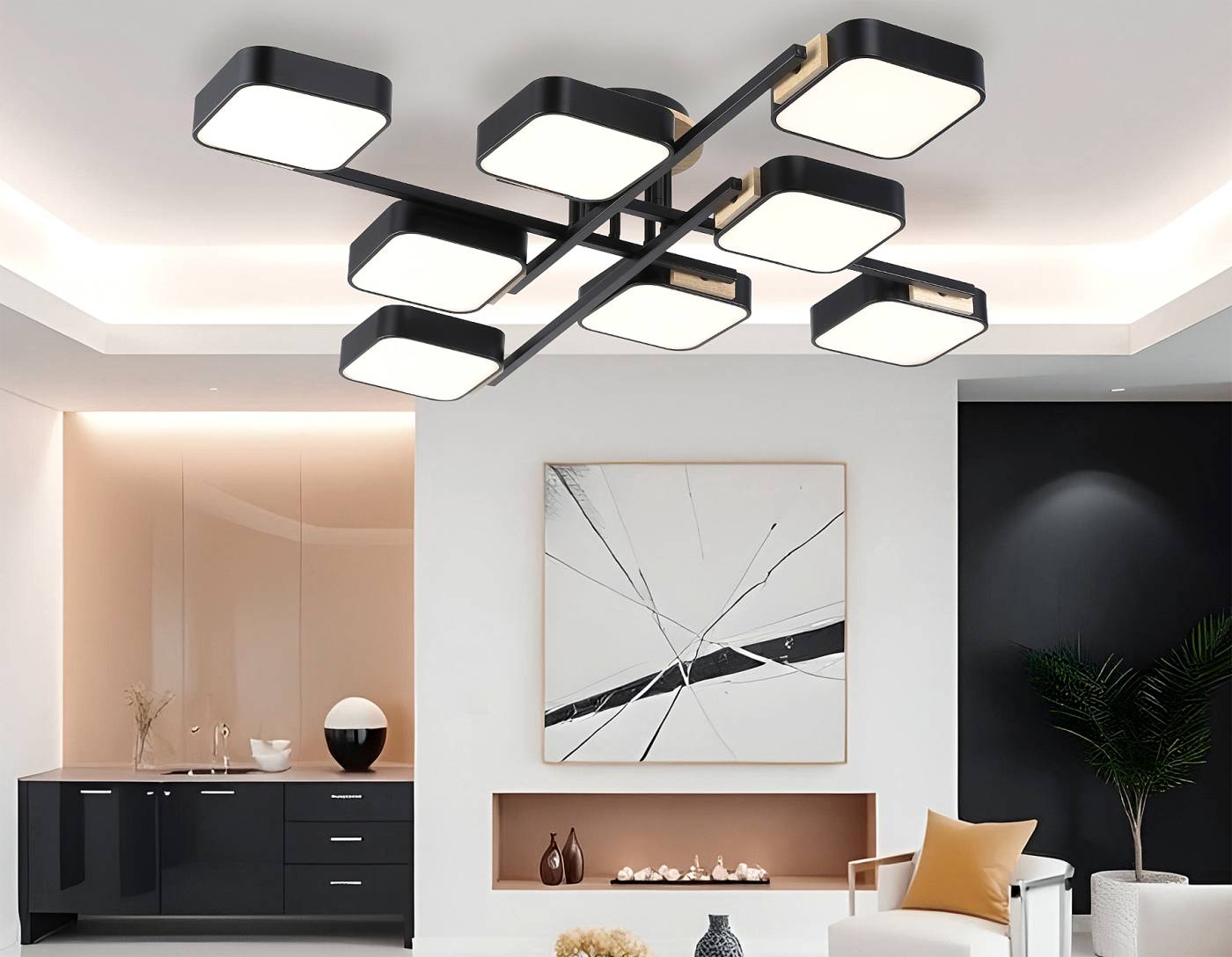 Потолочная люстра Ambrella LineTech FL4890