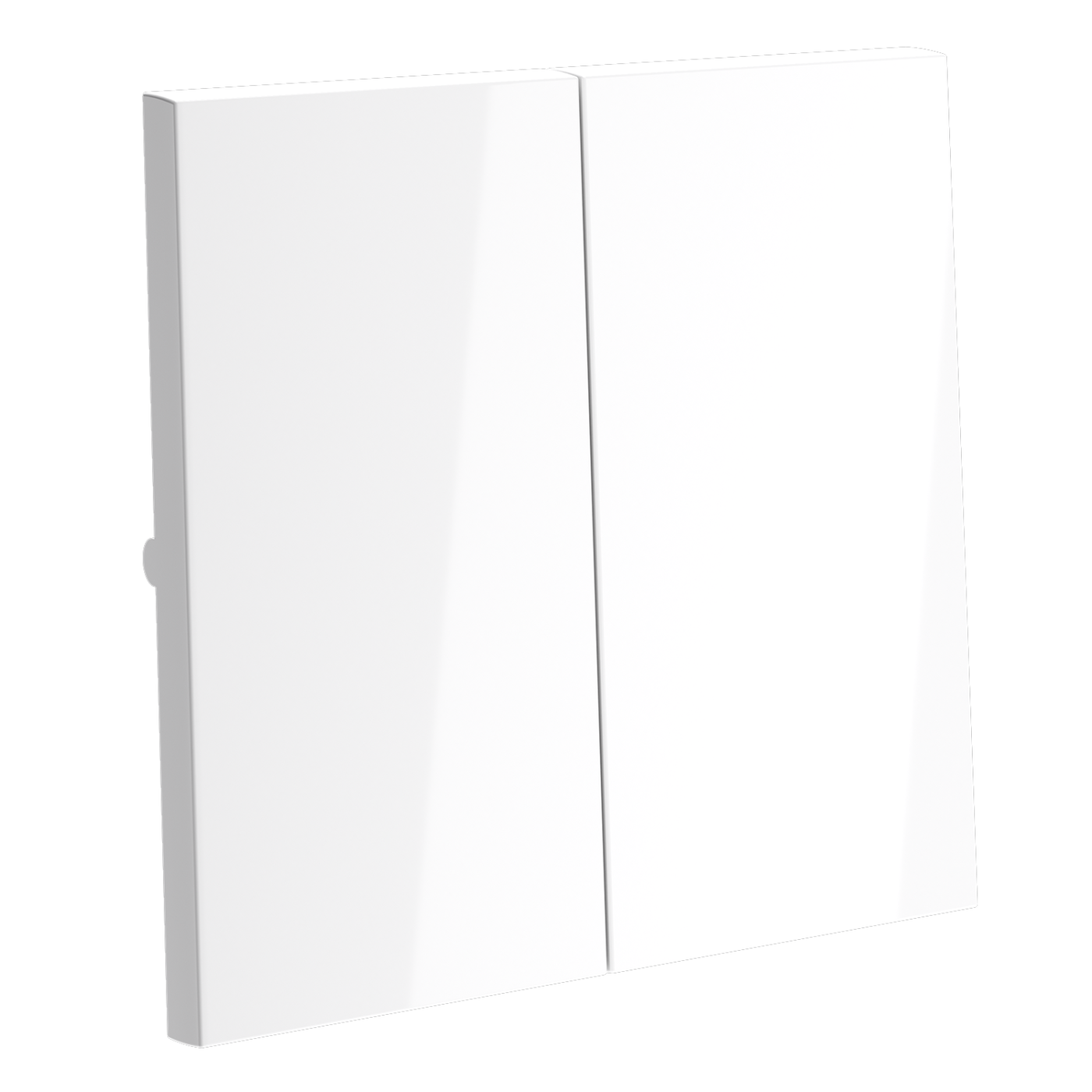 Клавиши для выключателя/переключателя двухклавишного, S70 (белый глянцевый)