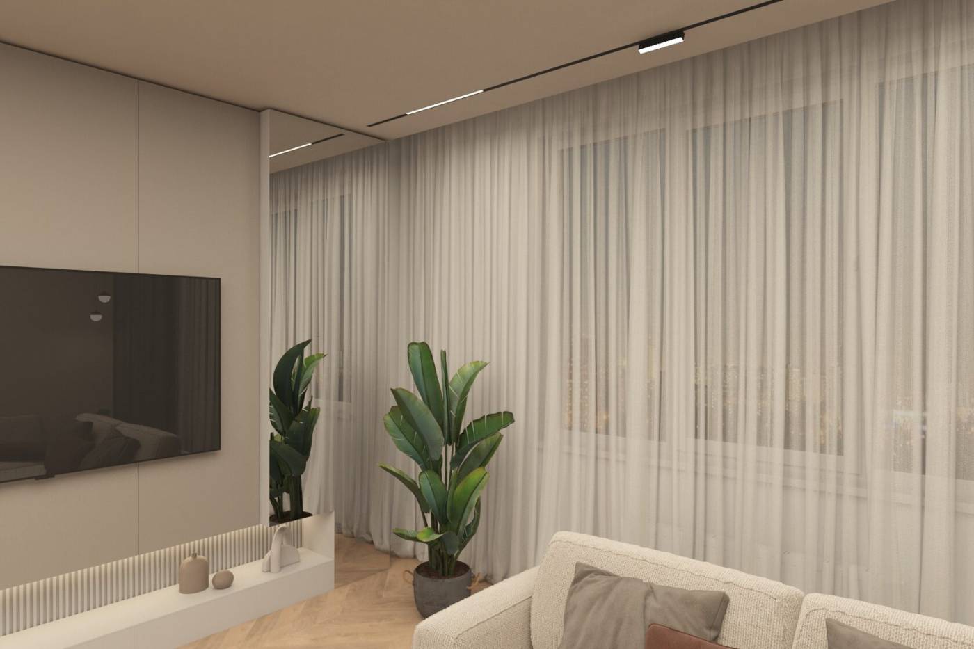 Трековый светильник Denkirs Smart Linear DK8009-BK