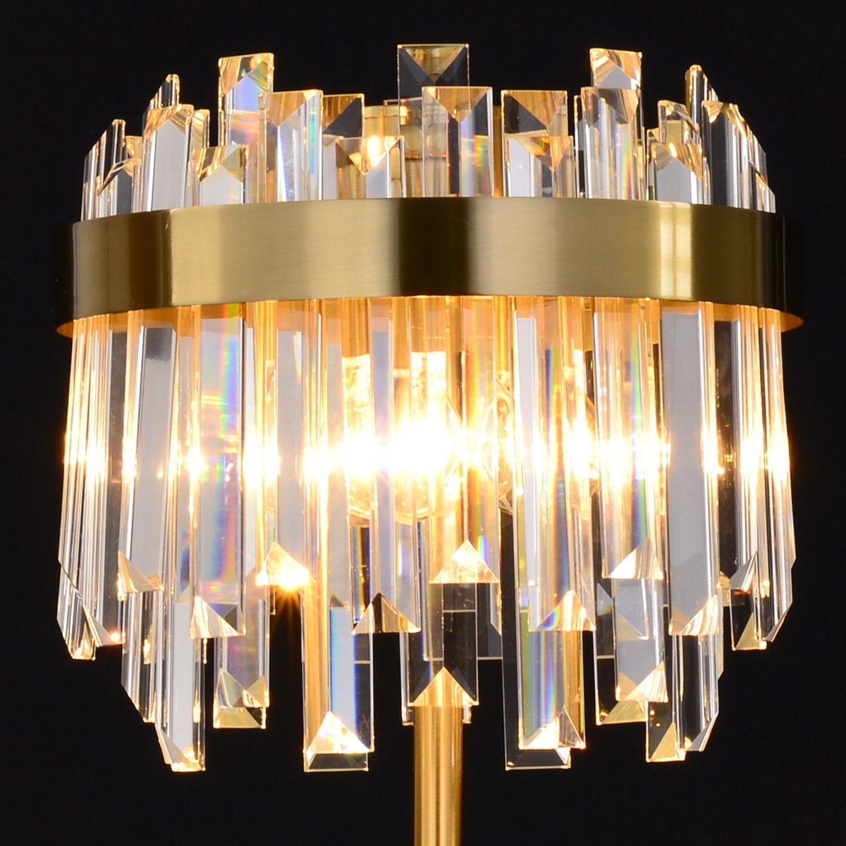 Настольная лампа ILLUMICO IL5189-3TLS-29 BRASS MIRAGE