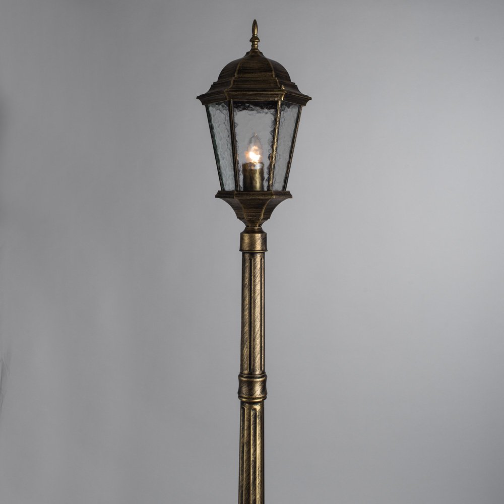 Столб фонарный уличный Arte Lamp GENOVA A1207PA-1BN