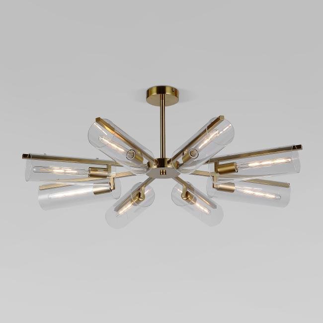 70144/8 латунь Потолочная люстра Eurosvet Trompeta 70144/8 латунь