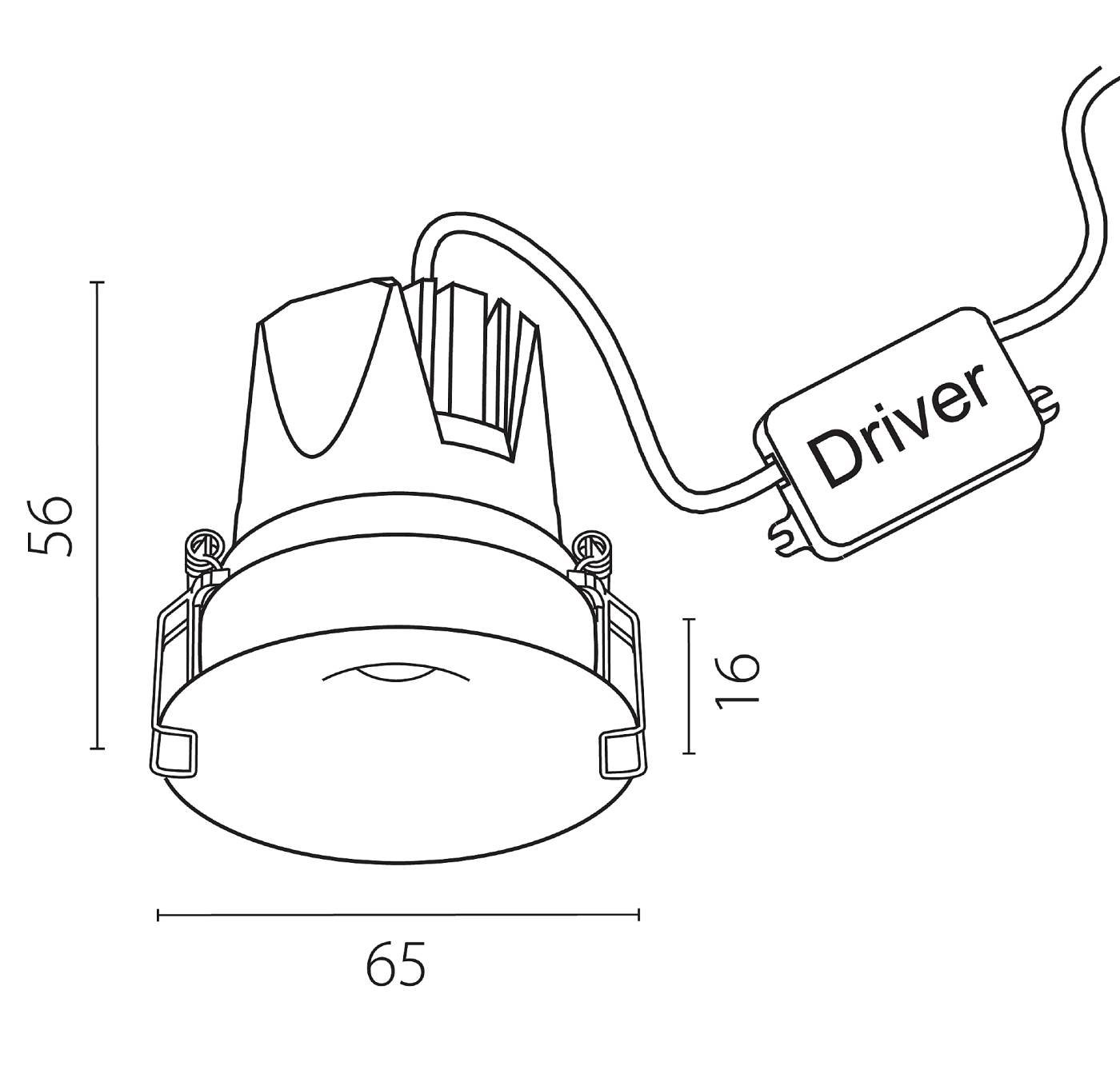 Встраиваемый светильник Lightstar Spira 074146