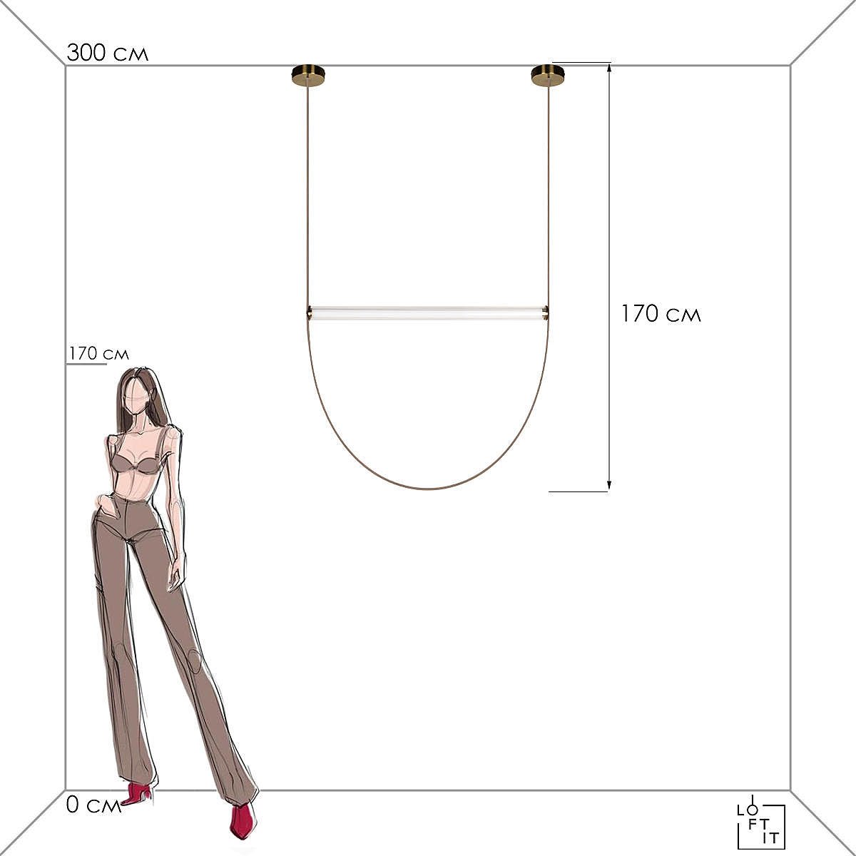 10221/1700 Светильник подвесной Loft It Liana 10221/1700