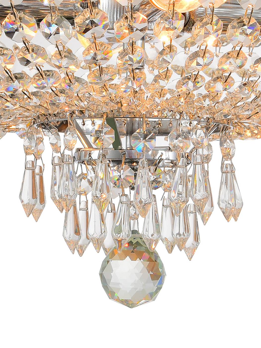 Потолочная люстра Natali Kovaltseva Barocco BAROCCO 81404/4C CHROME