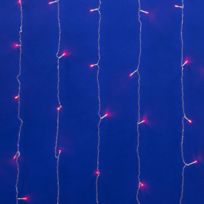 ULD-C2030-240/DTA RED IP20 Занавес светодиодный с контроллером, 3х2м Uniel ULD-C2030-240/DTA RED IP20