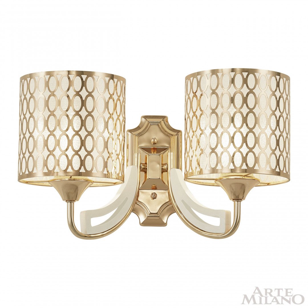 303387/2W Wh/Gd Настенное бра Arte Milano Florentia-3387 303387/2W Wh/Gd