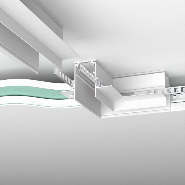 Slim Magnetic Коннектор угловой для встраиваемого шинопровода под ГКЛ 9,5мм (белый) 85214/00 Коннектор для шинопровода Elektrostandard Slim Magnetic Slim Magnetic Коннектор угловой для встраиваемого шинопровода под ГКЛ 9,5мм (белый) 85214/00