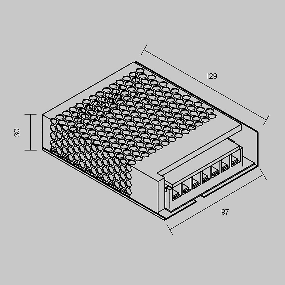 Источник напряжения Maytoni Блоки питания 12В 811008