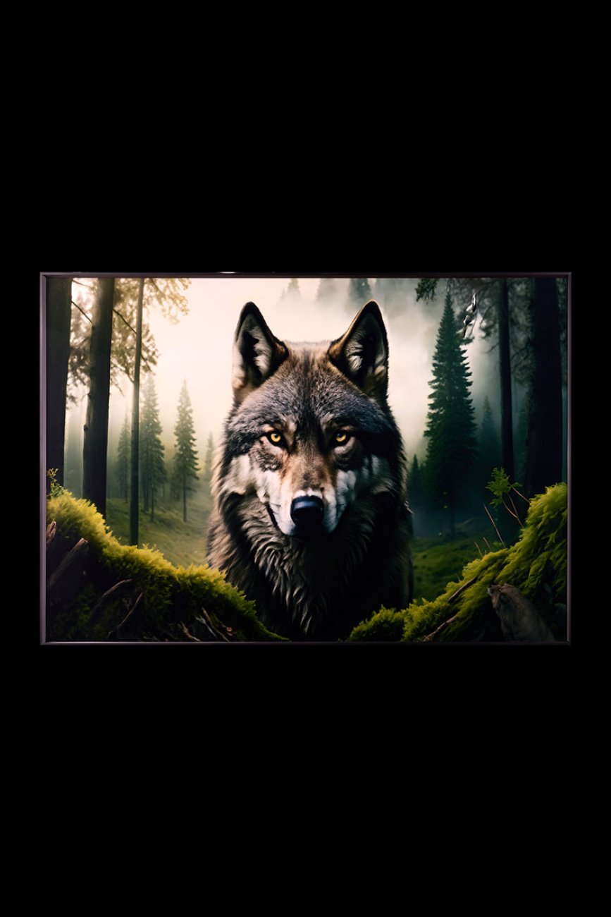 TD164 Картина настенная Teona Decor Wolf TD164