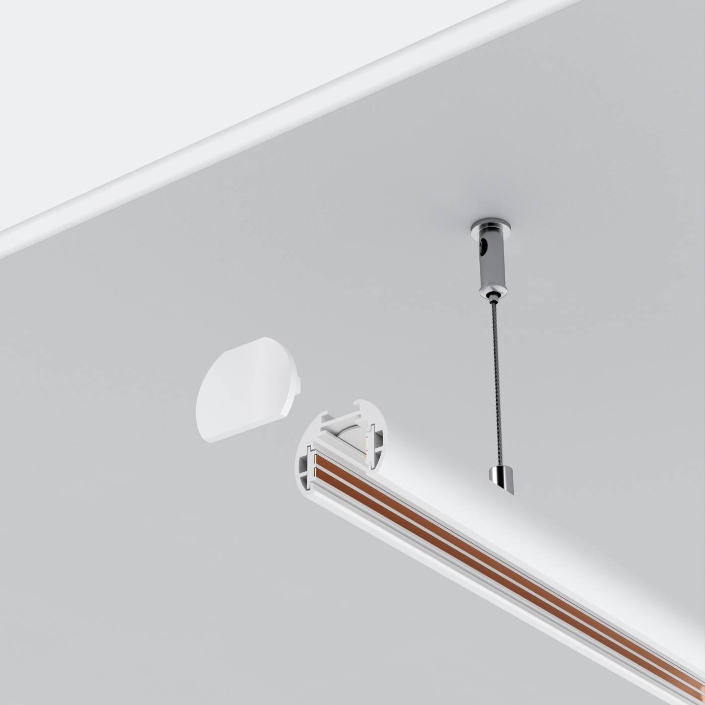 Шинопровод Maytoni Busbar trunkings Exility TRXM034-R-412W