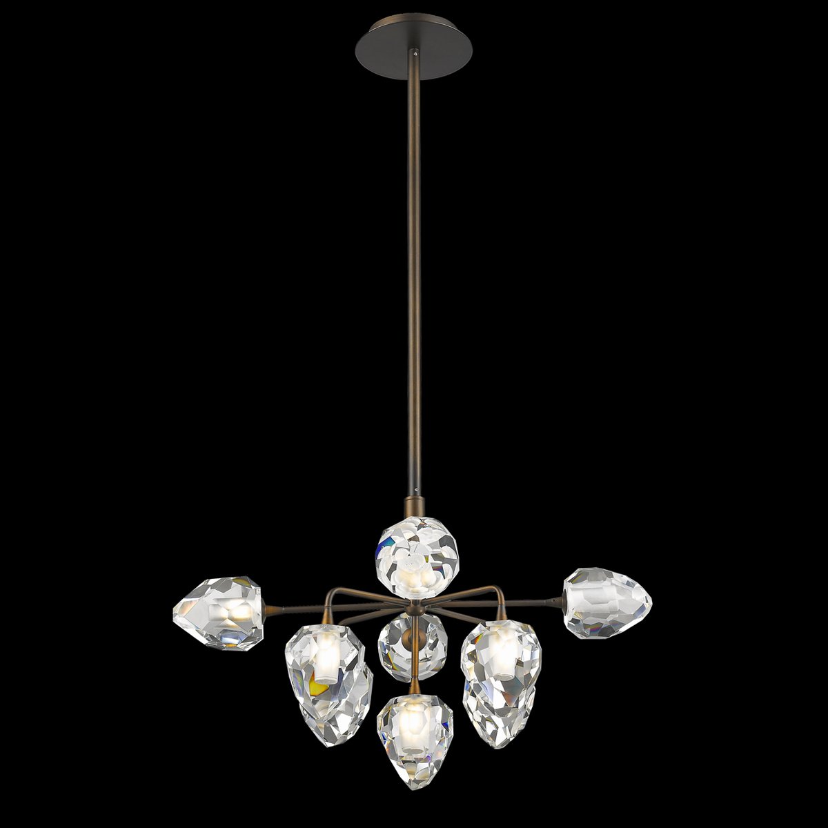 P68038L-9 gold Люстра на штанге Delight Collection On the Rocks P68038L-9 gold