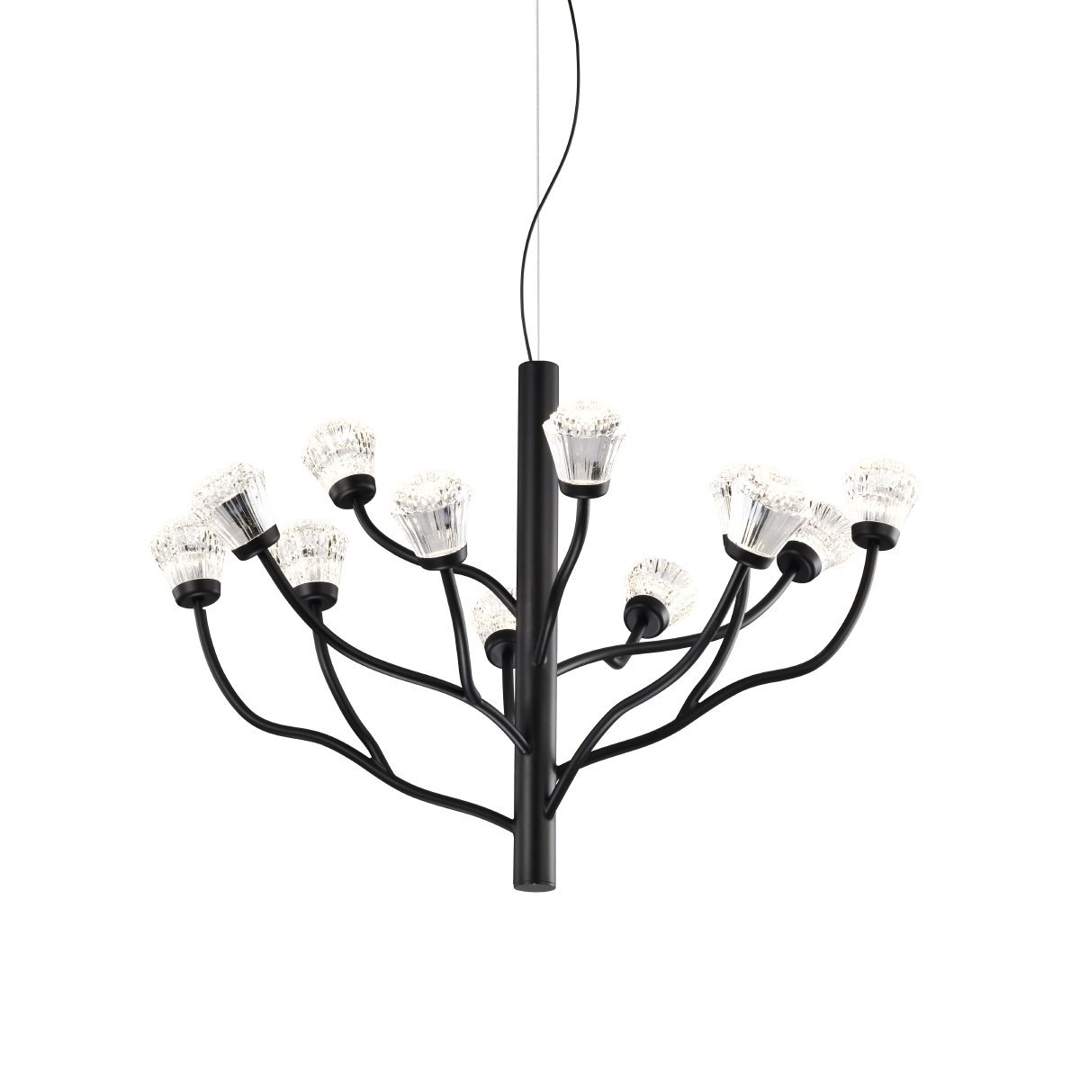 P0550-12A black Подвесная люстра Delight Collection P0550 P0550-12A black