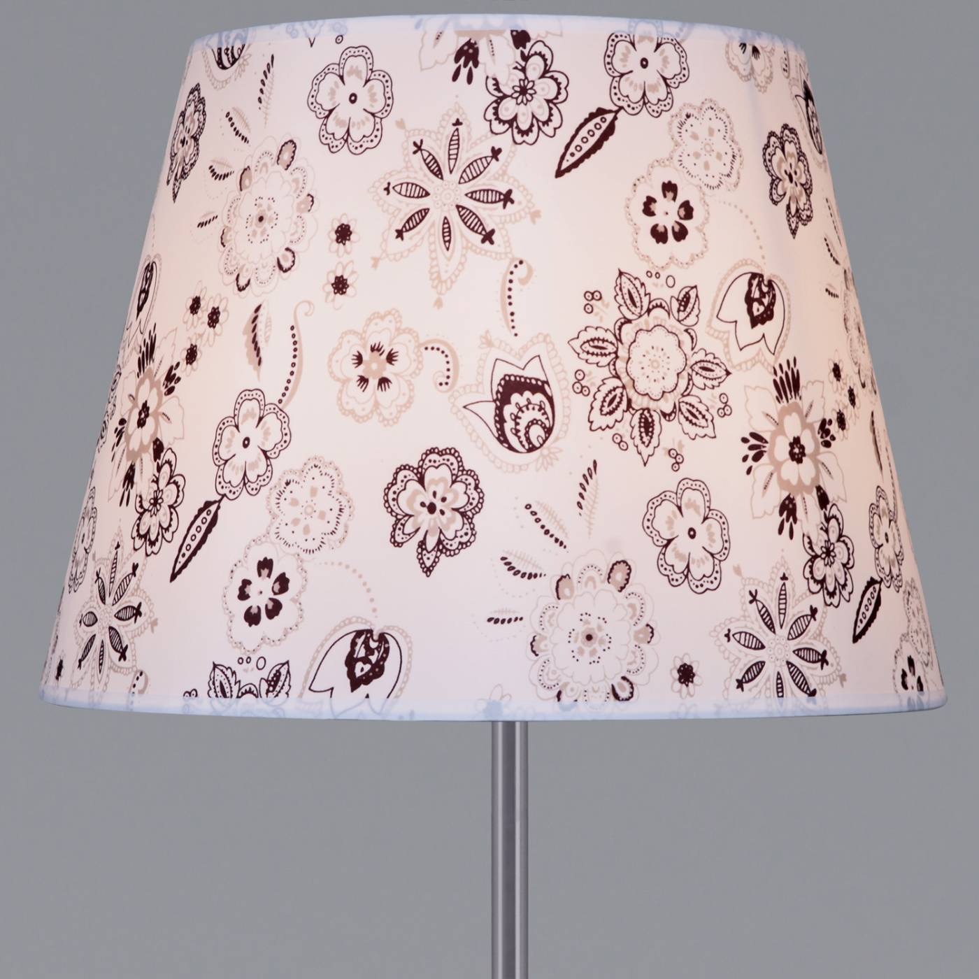 Торшер напольный Reluce 86578-0.6-01 CH (SHADE 1718B WH)