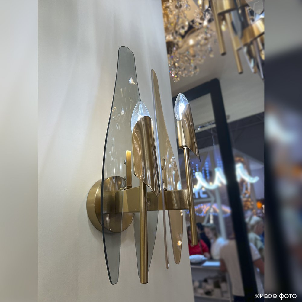 CASA AP2 BRASS Настенное бра Crystal Lux Casa CASA AP2 BRASS
