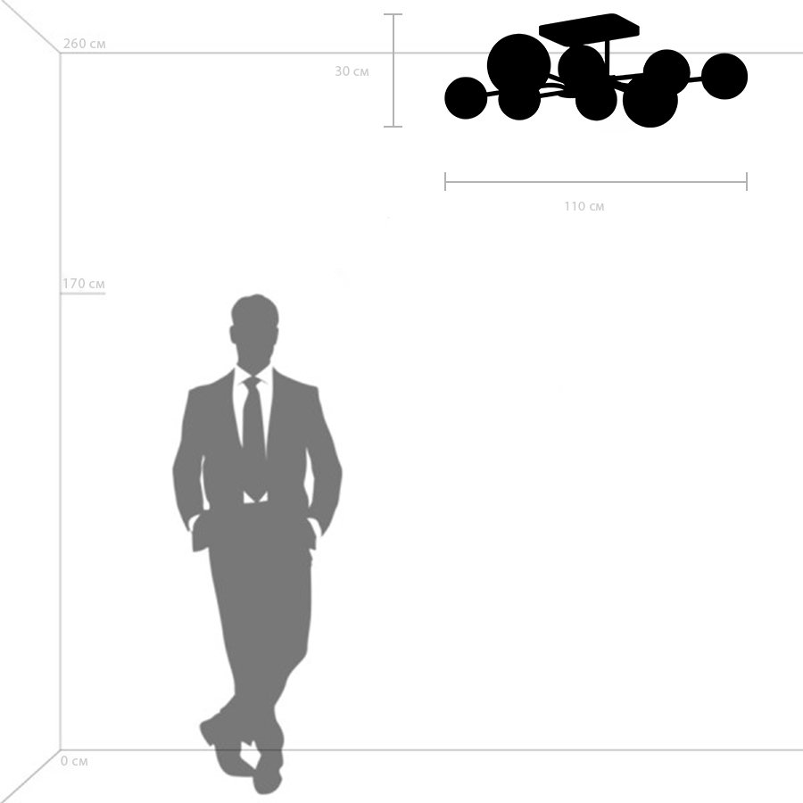 815380 Потолочная люстра Lightstar Croco 815380