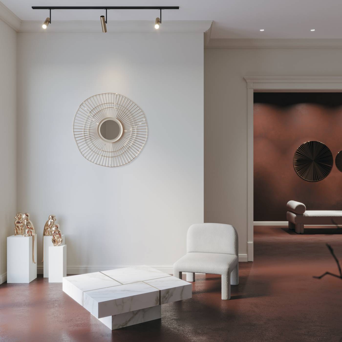 TR005-1-GU10-BG Трековый светильник Maytoni Elti Unity TR005-1-GU10-BG