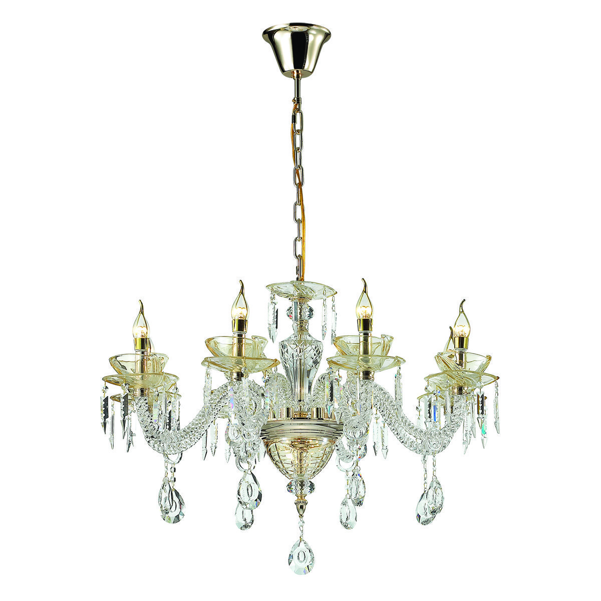 4005/6 Подвесная хрустальная люстра Telma Odeon Light 4005/6