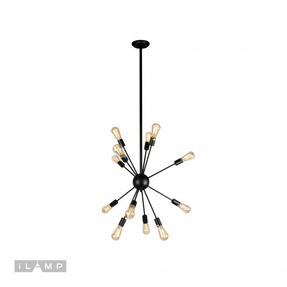 Loft209-12B Люстра подвесная Spider iLamp Loft209-12B