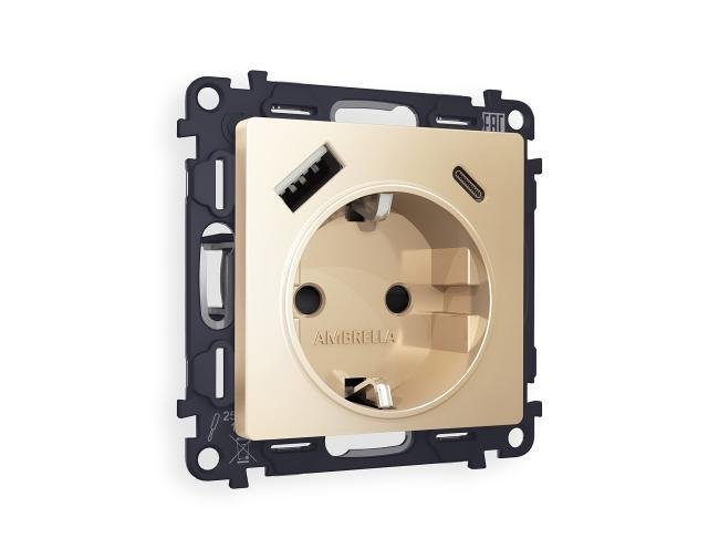 MA610010 Розетка Ambrella Volt ALFA MA610010