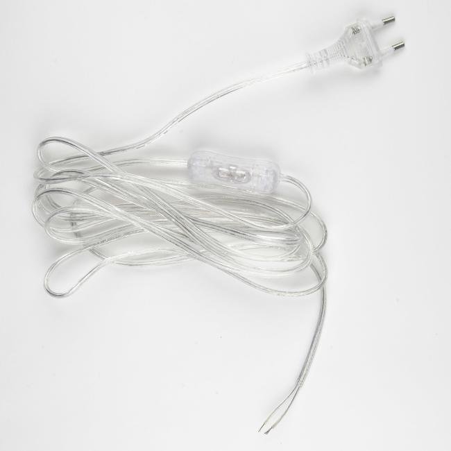 UCX-C12/01A-350 CLEAR Сетевой шнур Uniel UCX-C12/01A-350 CLEAR