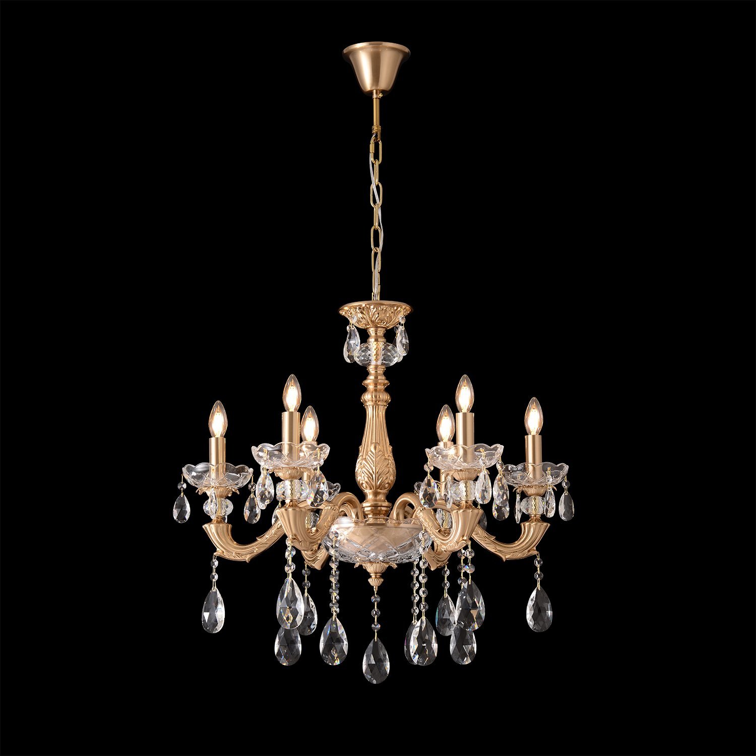 ELIZABETH SP6 BRASS Люстра Crystal Lux ELIZABETH SP6 BRASS