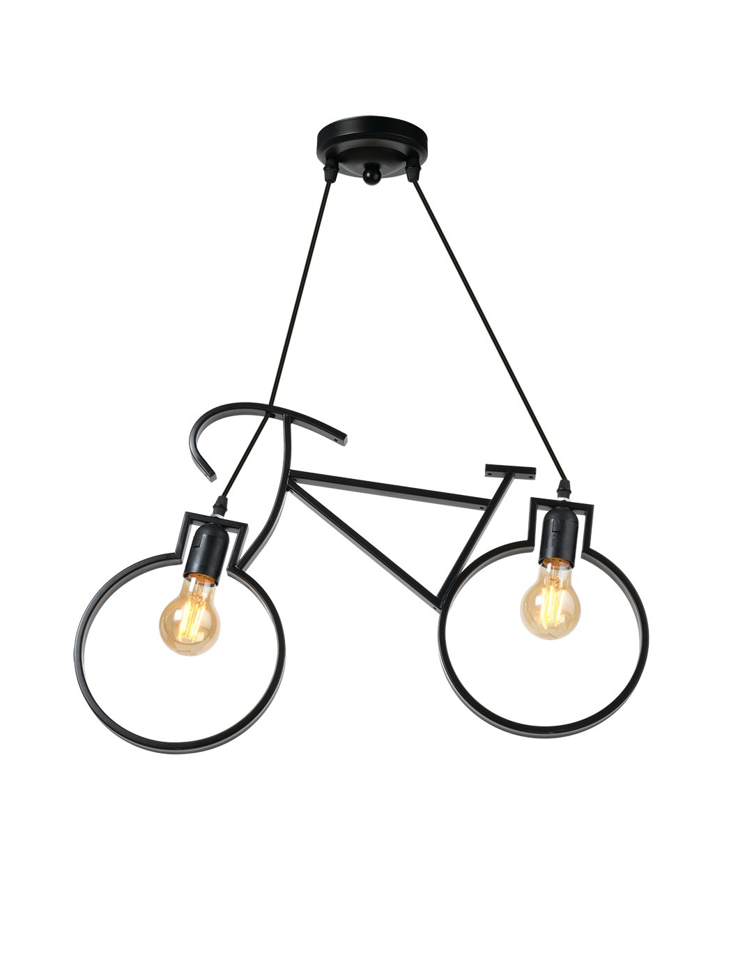 Светильник подвесной Мелодия Света Geometric 1818-2P BK 000025128