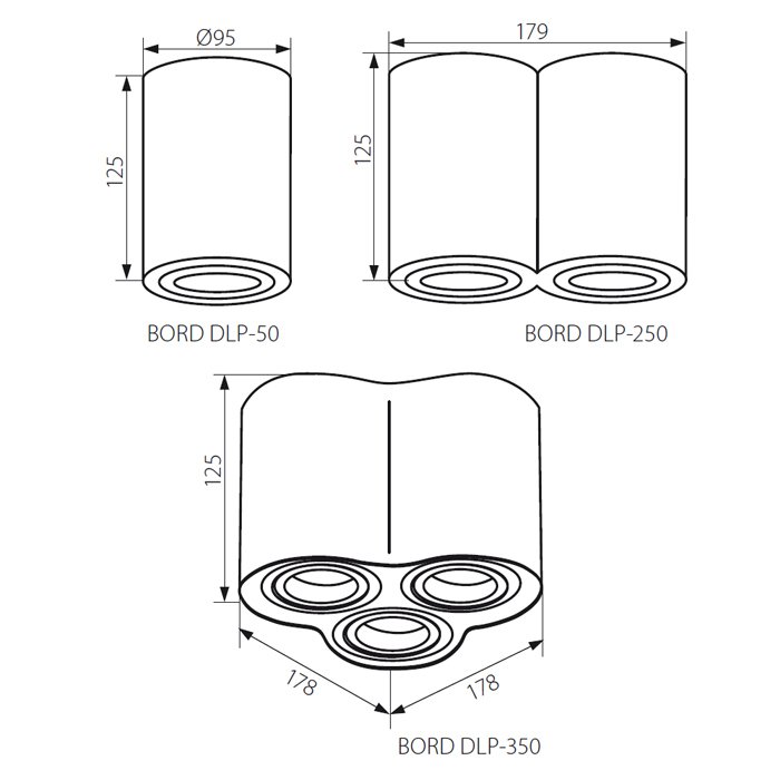 22555 Накладной светильник Kanlux Bord 22555