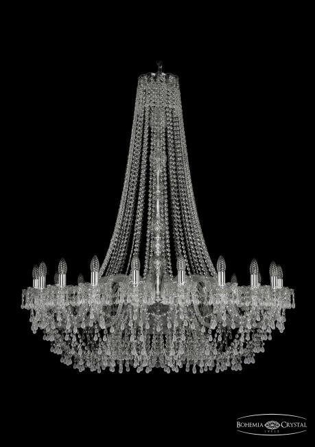 1410/20/400/h-130 Ni V0300 Подвесная хрустальная люстра 1410 Bohemia 1410/20/400/h-130 Ni V0300