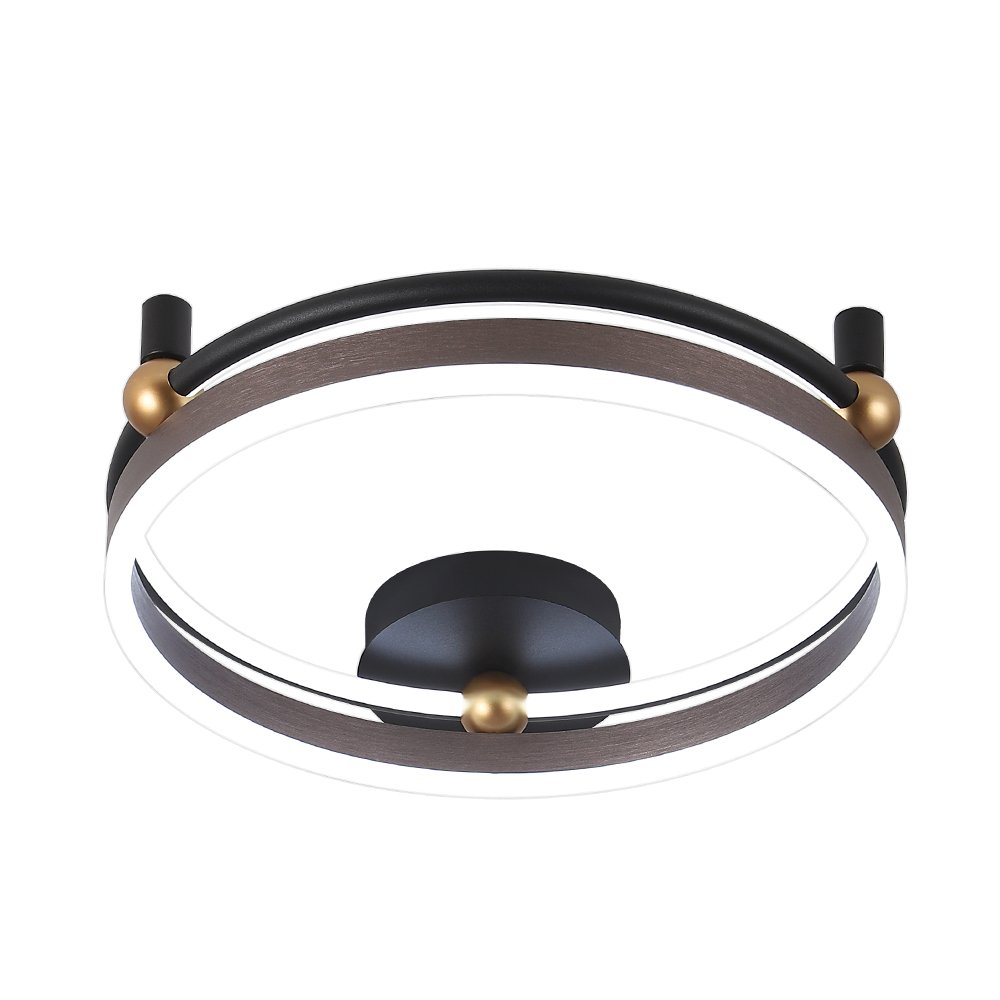 FERNANDO PL48W LED COFFEE/BLACK Потолочная люстра Crystal Lux Fernando FERNANDO PL48W LED COFFEE/BLACK