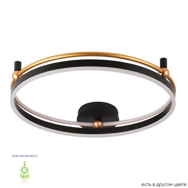FERNANDO PL72W LED BLACK/GOLD Потолочная люстра Crystal Lux Fernando FERNANDO PL72W LED BLACK/GOLD