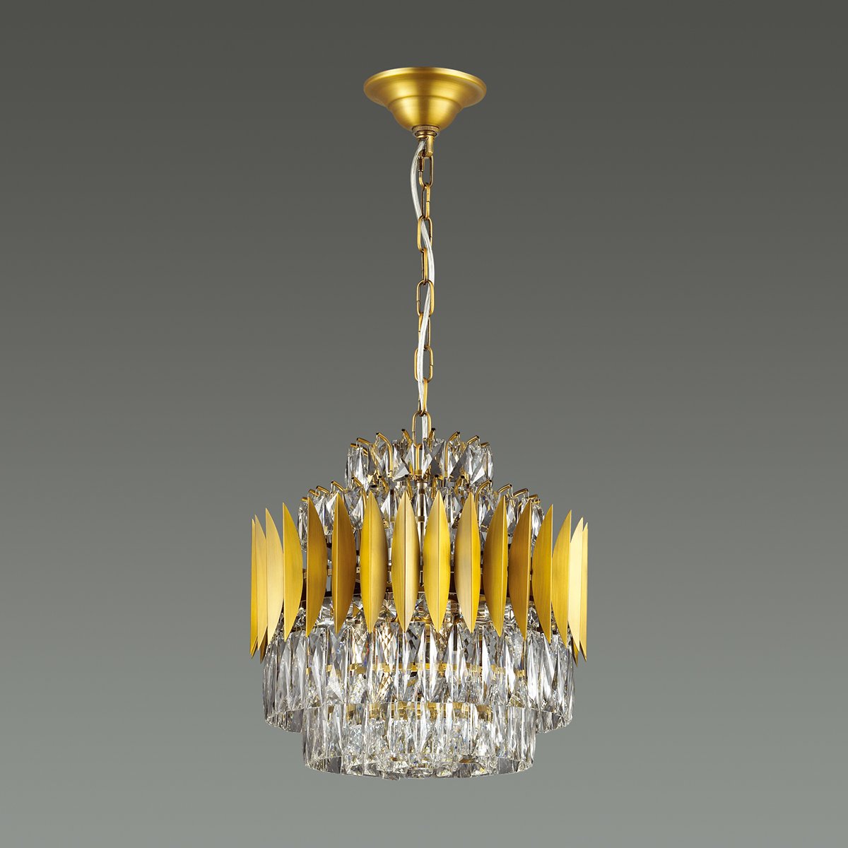 Подвесная хрустальная люстра Valetta Odeon Light 4123/12